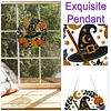 Pendentif de peinture en diamant 2D &agrave; balai de sorci&egrave;re 2D pour d&eacute;coration murale 24 cm