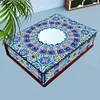 (US Local)Diamond Painting Storage Box DIY 5D Diamond Painting Jewelry Box for Women (E)