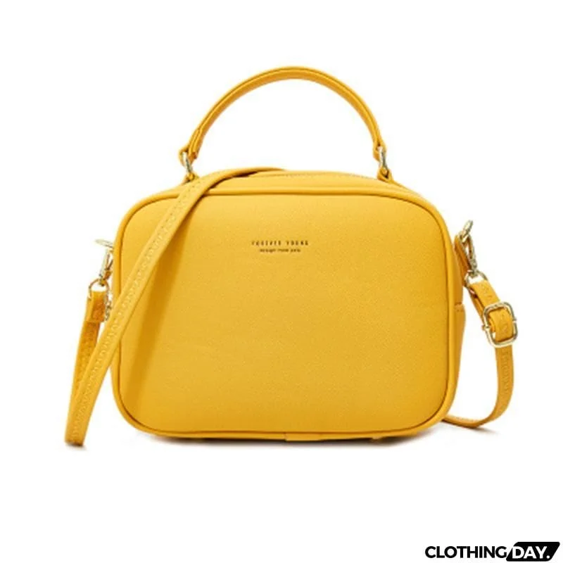 Women's Summer Fashion Letter Simple Zipper Casual Crossbody Bag