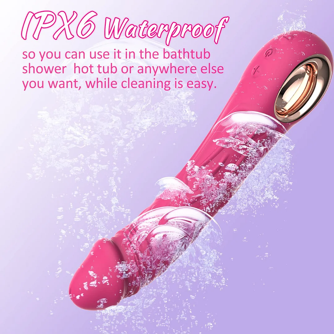 10 Vibration Mode Realistic Dildo Vibrator for Deep G-spot and Anal Stimulation