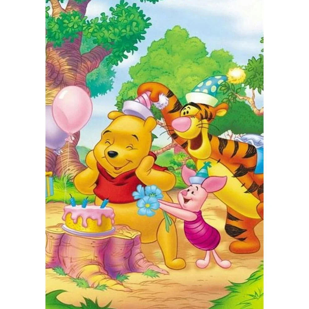 Full Round Diamond Painting Winnie the Pooh (40*30cm)