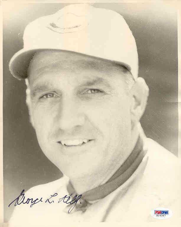 George Kelly Signed 8x10 Photo Poster painting Psa/dna Cert Autograph