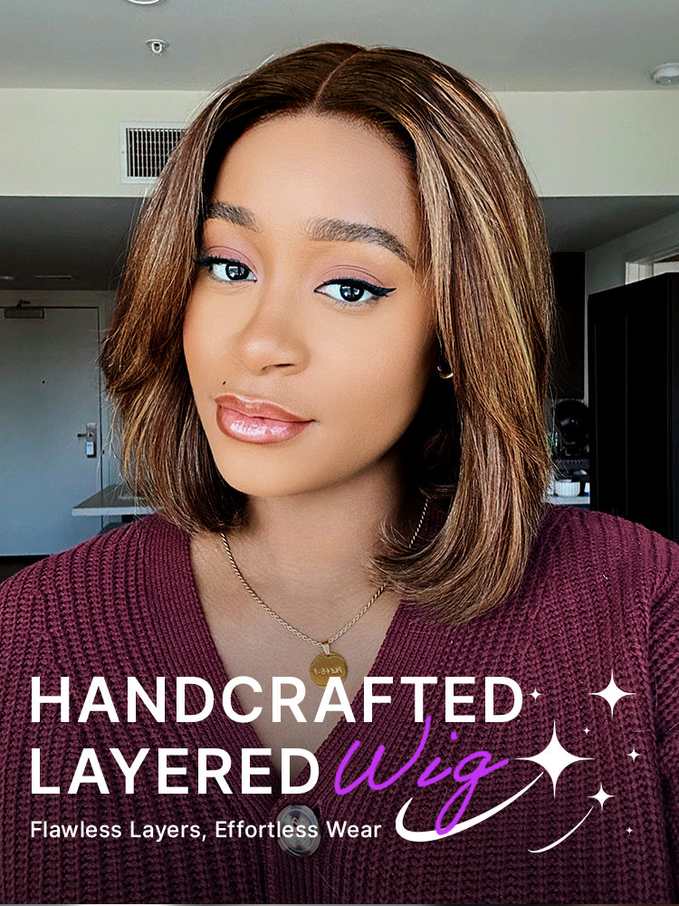 Blonde Highlight Bob Wig