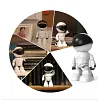 🤖Cam&eacute;ra en Forme de Robot Int&eacute;rieur Sans Fil avec D&eacute;tection de Mouvement🔥💯