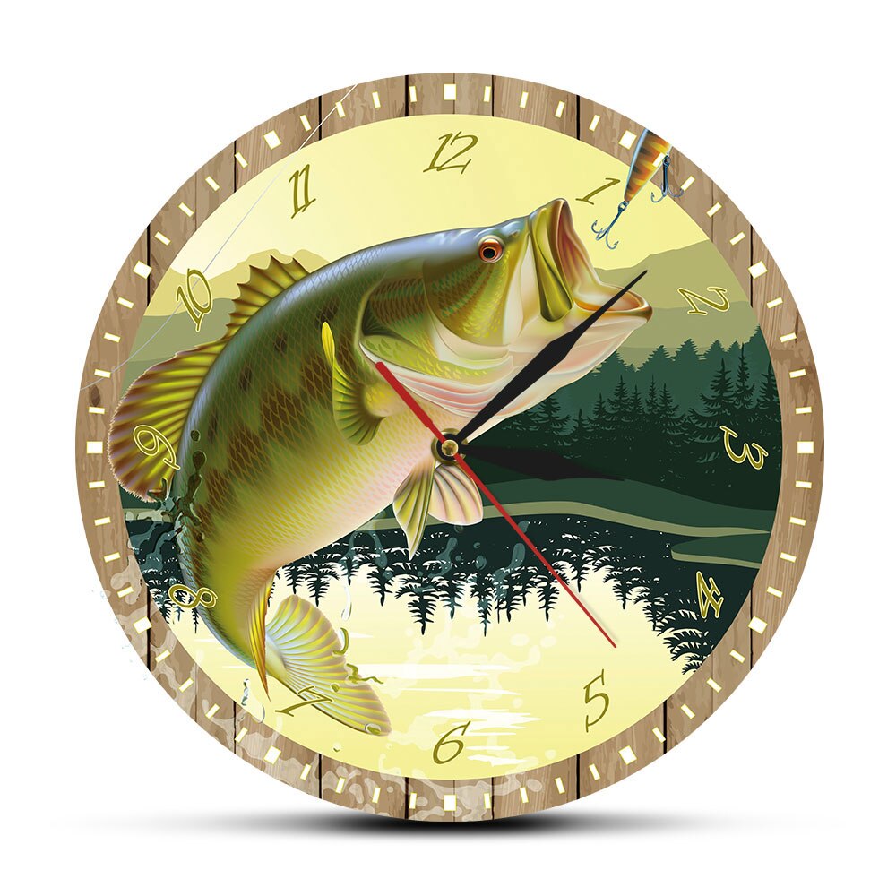 

Fish - Frameless Acrylic Wall Clock, 501 Original