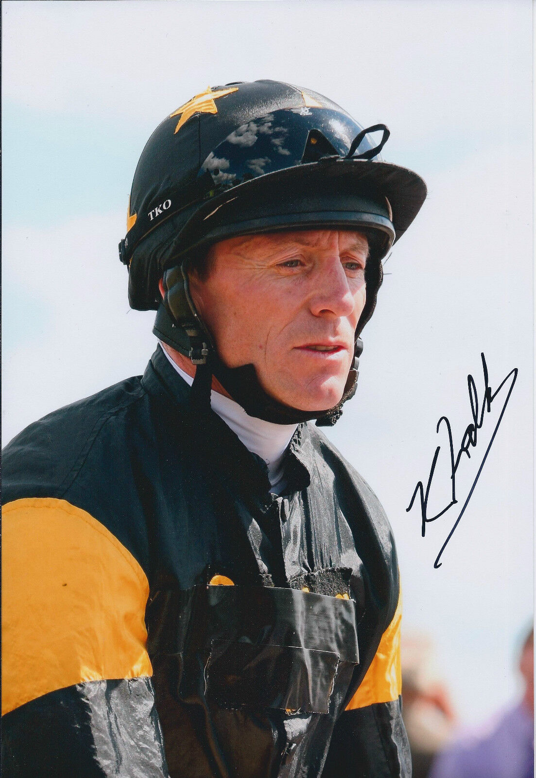 Kieren FALLON SIGNED Autograph Photo Poster painting AFTAL COA Champion Jockey Gold Cup Winner