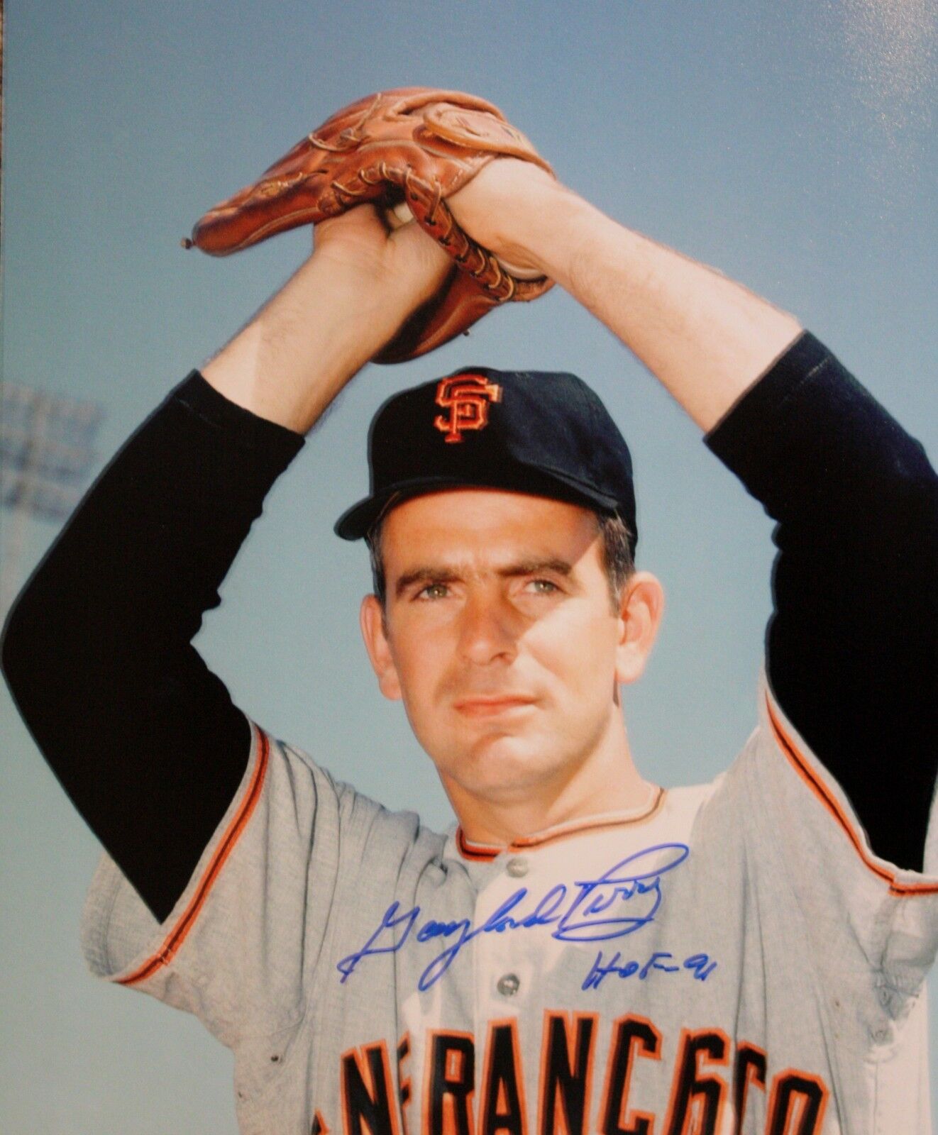 Autographed Gaylord Perry San Francisco Giants 11x14 Photo Poster painting - COA