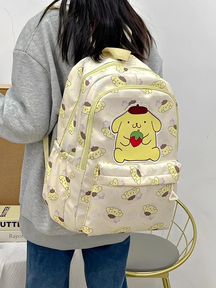 Brownm Characters Backpack