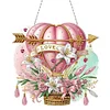 (US Local)Acrylic Special Shape Lily Hot Air Balloon Double Sided Effect DIY Diamond Painting Hanging Pendant
