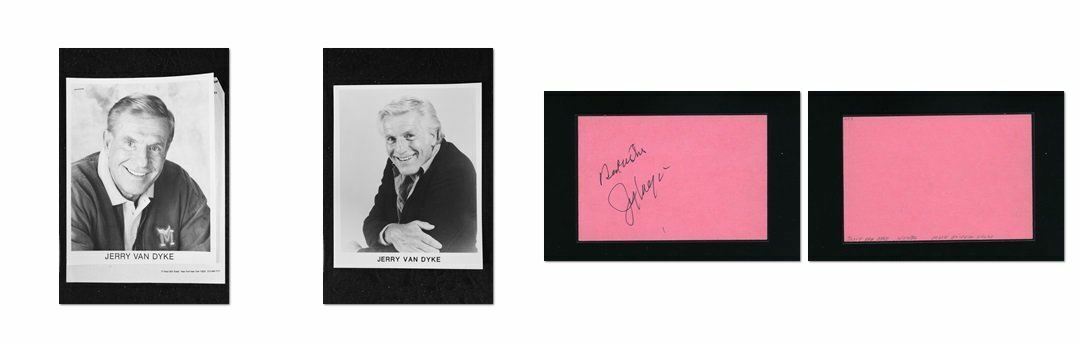 Jerry Van Dyke - Signed Autograph and Headshot Photo Poster painting set - Coach