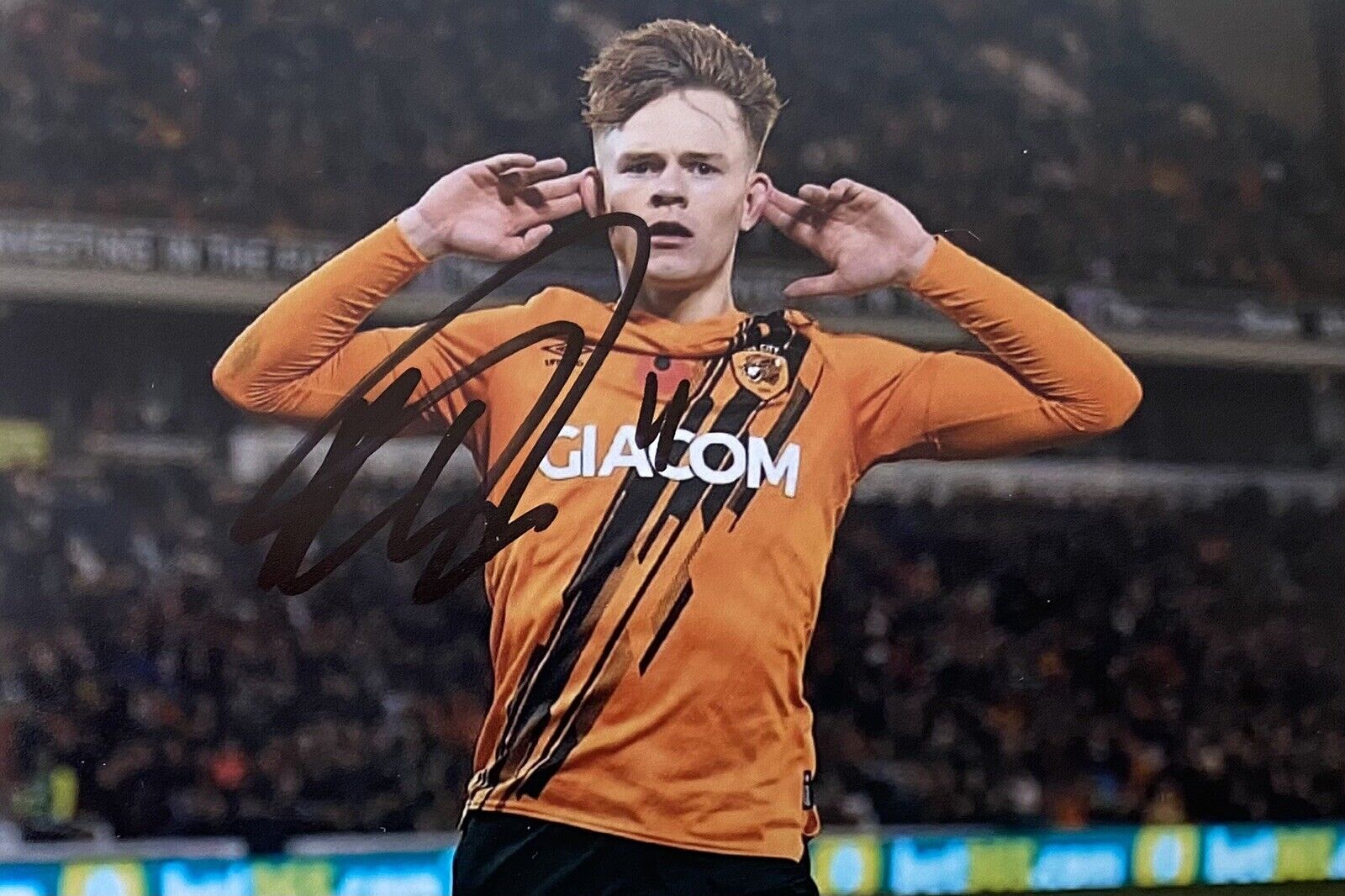 Keane Lewis-Potter Genuine Hand Signed Hull City 6X4 Photo Poster painting