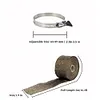 Anti-Scald Camping Tent Stove Chimney Fireproof Ribbon with Adjustable Clamps