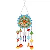 DIY Diamond Painting Double Sided 3D Wind Chime Xmas Pendant  Hanging Kit