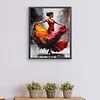 (US Only)Paint By Numbers Kit On Canvas DIY Oil Art Flamenco Picture Home Decor40x50cm