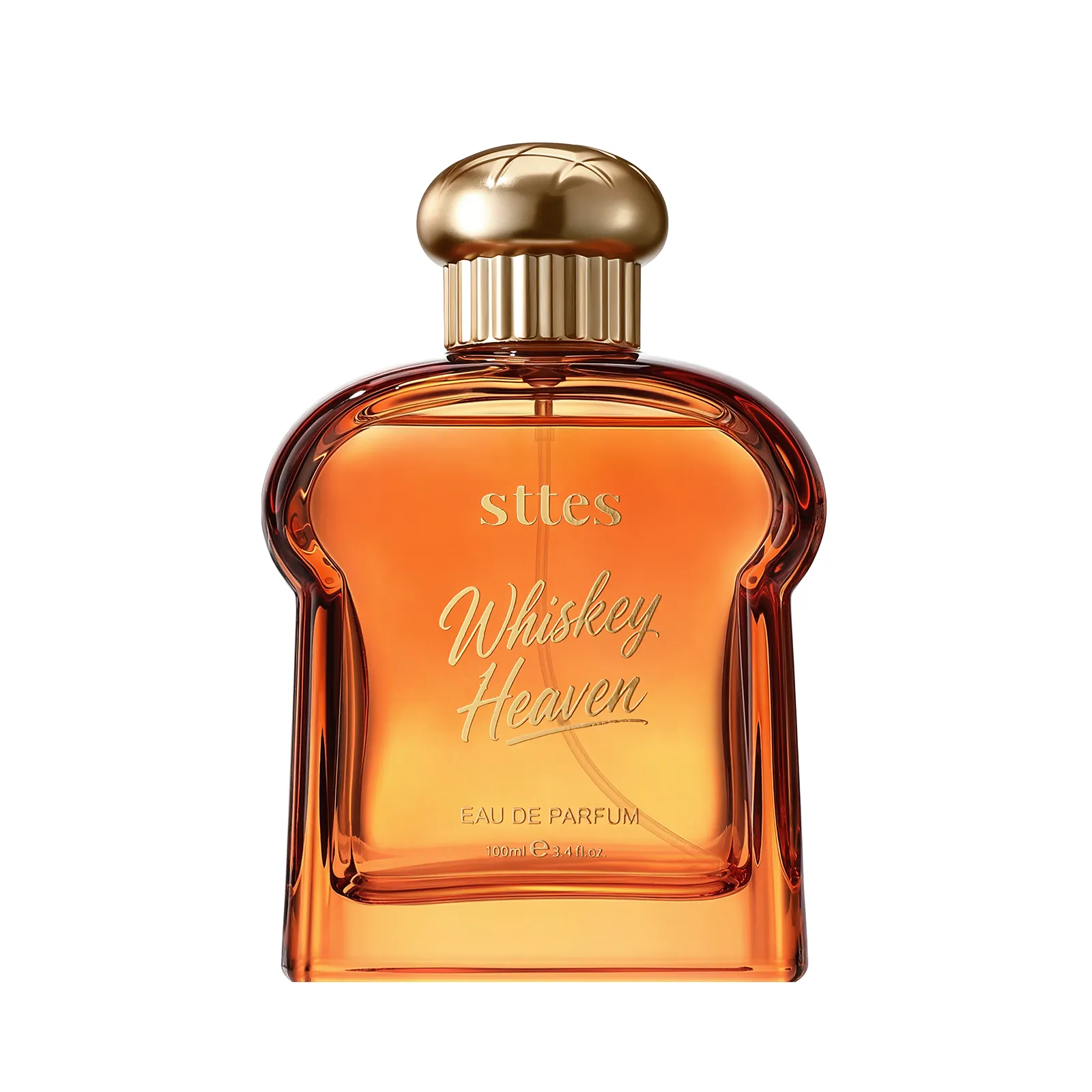 New Sttes Perfume Whiskey Heaven Eau de Parfum, Long Lasting Unisex Perfume for Men & Women with Warm Cognac Cinnamon Oak & Vanilla Scent, Gourmand Fragrance Gift, 100ml / 3.4 Fl Oz