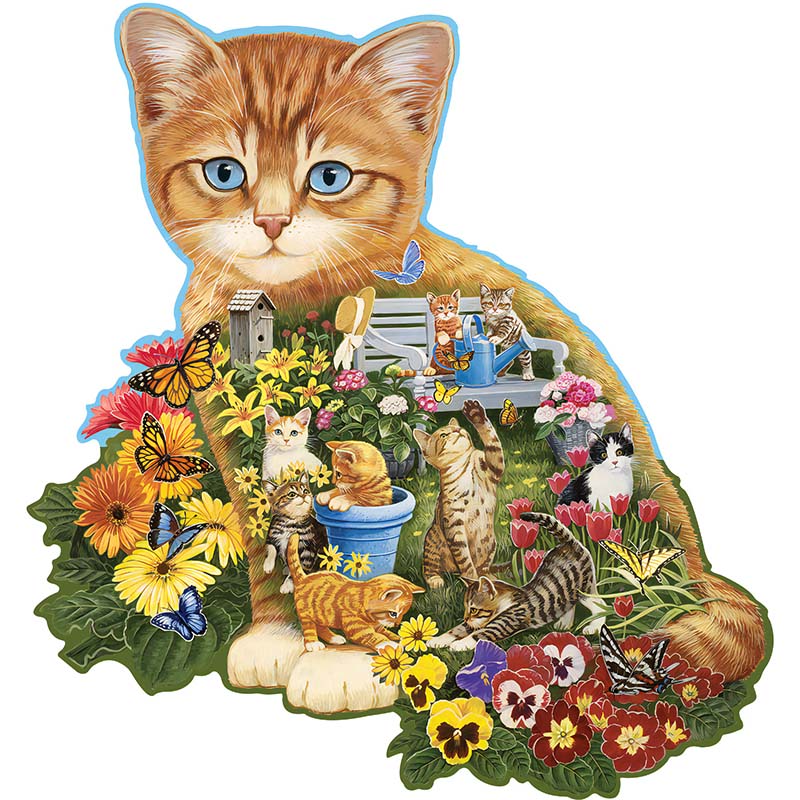 Educational Puzzle Game Per Bambini: Gioco Di Numeri Gatto Con Strisce Cartone Animali Domestici Libro Colorazione Image169209066