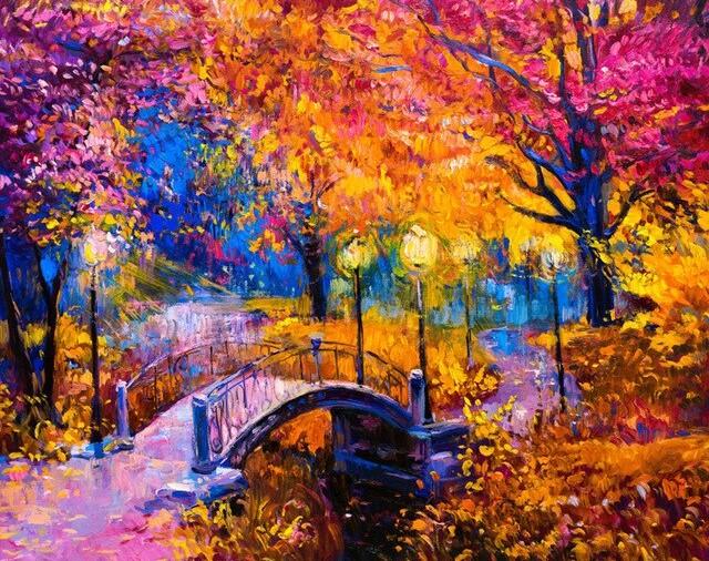 

Colorful Park – Paint By Numbers - 40*50CM, 501 Original