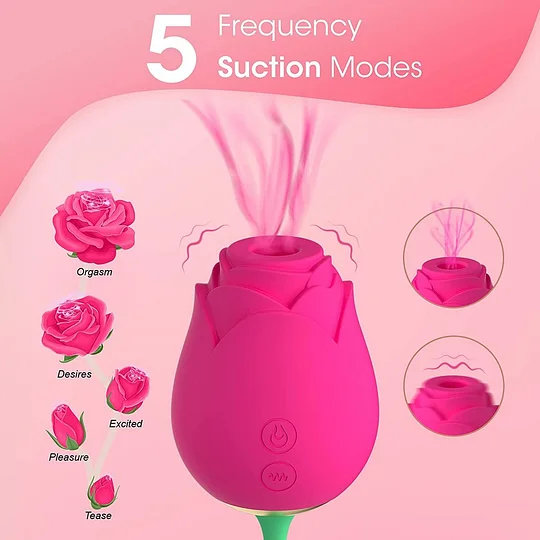 The Rose Toy with Vibrating Egg G spot Stimulator.