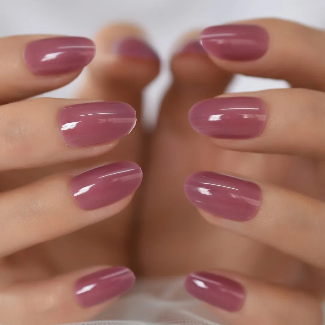 Detachable Sqare Nail Press On Fullcover Fingernail Tips Medium New Designs Gel Artificial Nail Professional Manicure False Nail-Nail Inspo