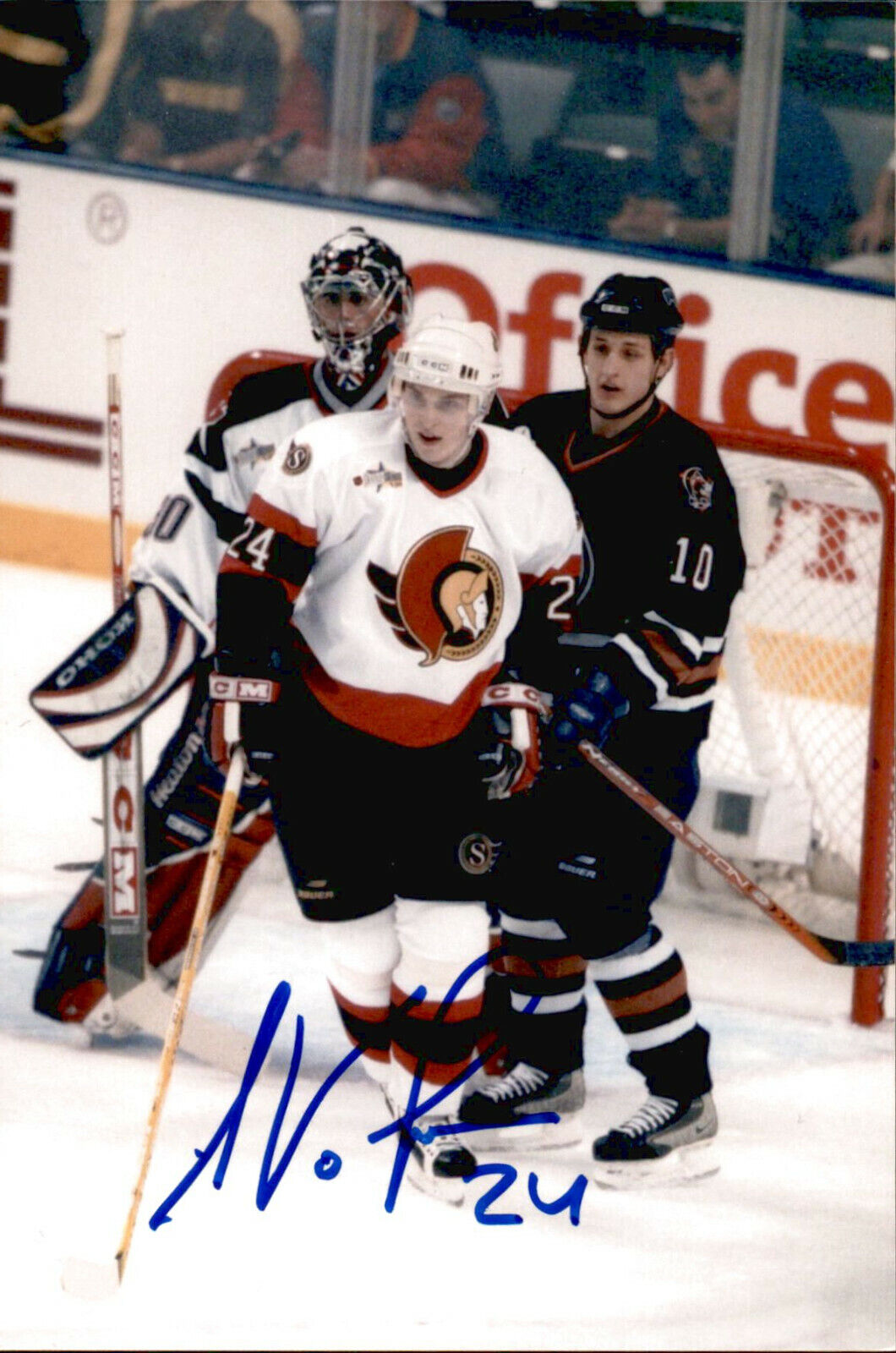 Anton Volchenkov SIGNED autographed 4x6 Photo Poster painting OTTAWA SENATORS #5