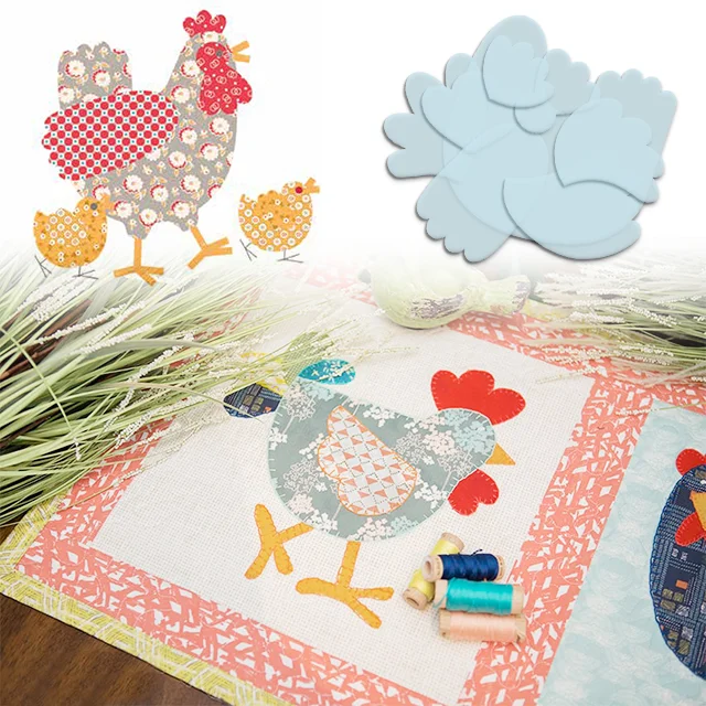 Chicken Quilt Templates【36 PCS】