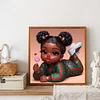 >SALE<5D DIY Full Round Drill Diamond Painting Cute Candy Girl Home Decor 30x30cm