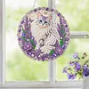 Special Shaped Diamond Painting Kit Cat Acrylic Pendant Art 25cm