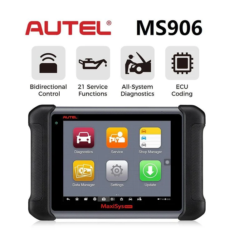 Autel MaxiSYS MS906 Pro Car Scan Tool OBD2 Bi-Directional Diagnostic  Scanner For ECU Coding All Systems Diagnostic PK MS906BT