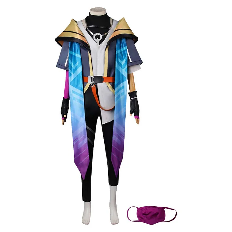 League of Legends LoL Heartsteel Aphelios Blue Set Outfits Cosplay Costume Halloween Carnival Suit