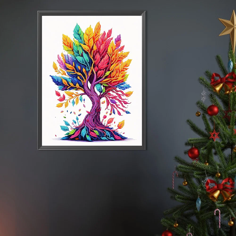 Diamond Painting - Partial Special Shaped Drill - Life Tree(Canvas|30*40cm)