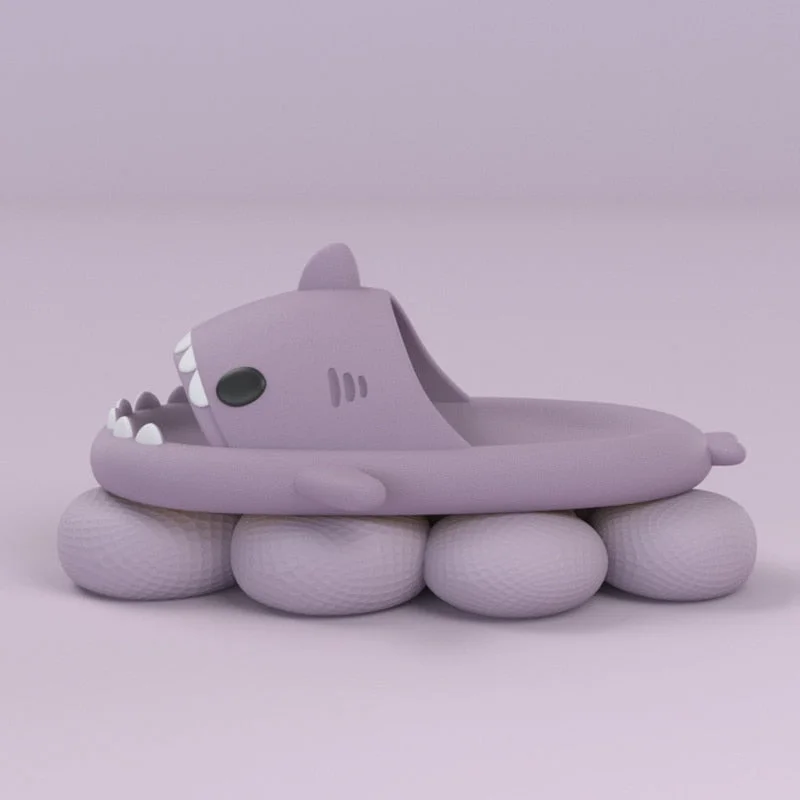 Man Women Shark Slippers Summer Adult Couple Slippers Indoor And Outdoor Funny Home Shoes Lovely Cartoon Cute Animal Slipper