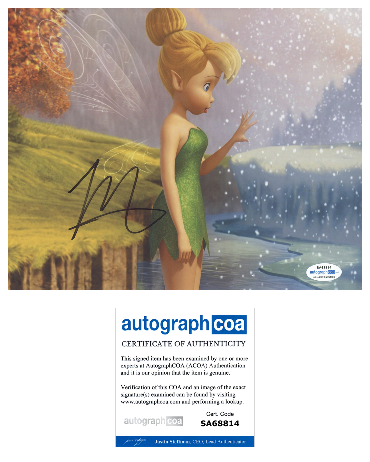 Mae Whitman Signed Autograph 8x10 Photo Poster painting Tinker Bell Actress ACOA COA