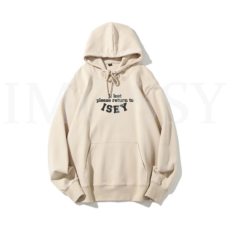 OFF WHITE HOODIE WITH CUSTOM HAND EMBROIDERY ON THE CHEST – I