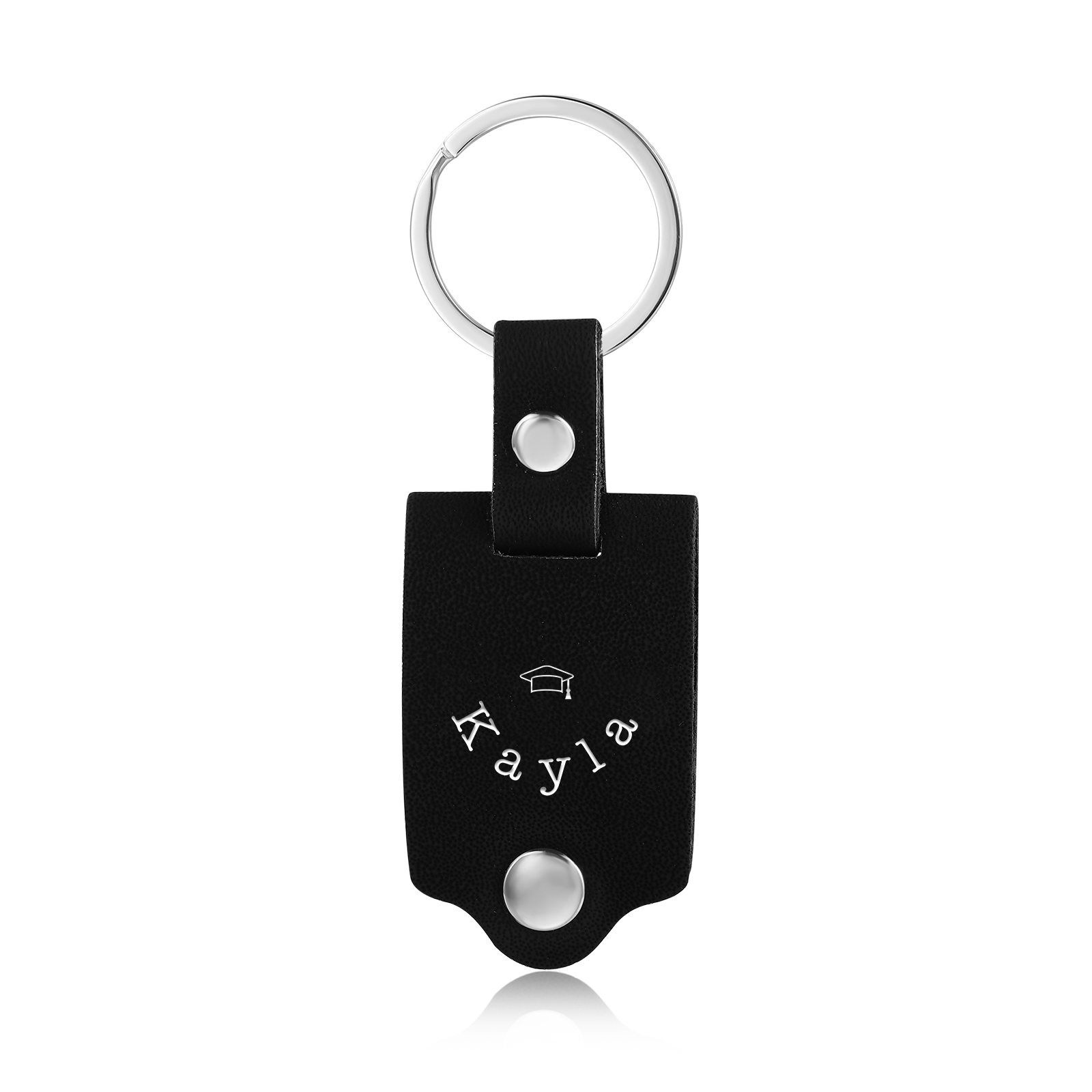 Class of 2024 - Personalised Graduation Leather Keychain Custom Name & Photo Keychain Graduation Gift for Him/Her-Jessemade AU