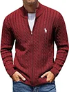 Warm Men's Zip Cardigan