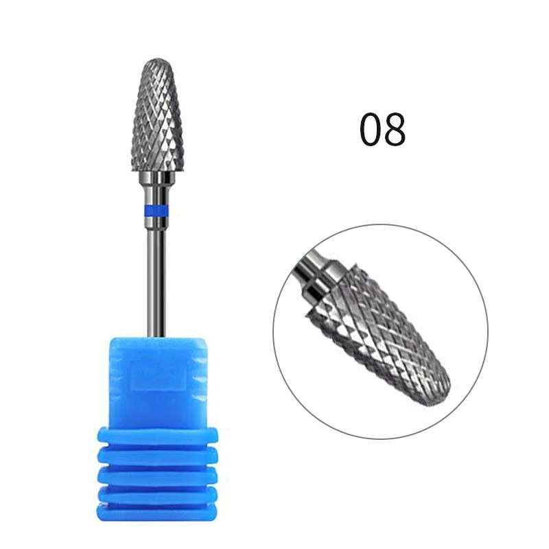 1Pcs Carbide Tungsten Nail Drill Bit Manicure Drill For Milling Cutter Electric Machine Nail Files Buffer Nail Art Equipment-Nail Inspo