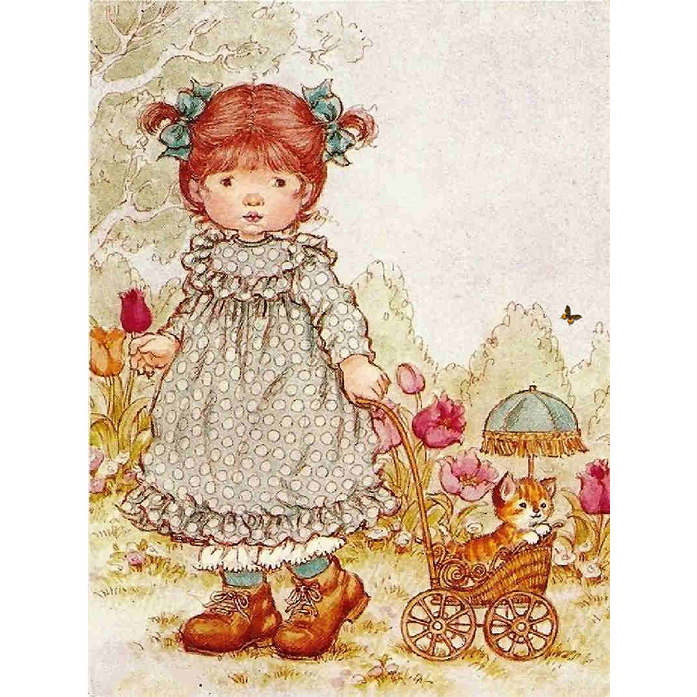 

Child Life - 11CT Stamped Cross Stitch - 50*40CM, 501 Original