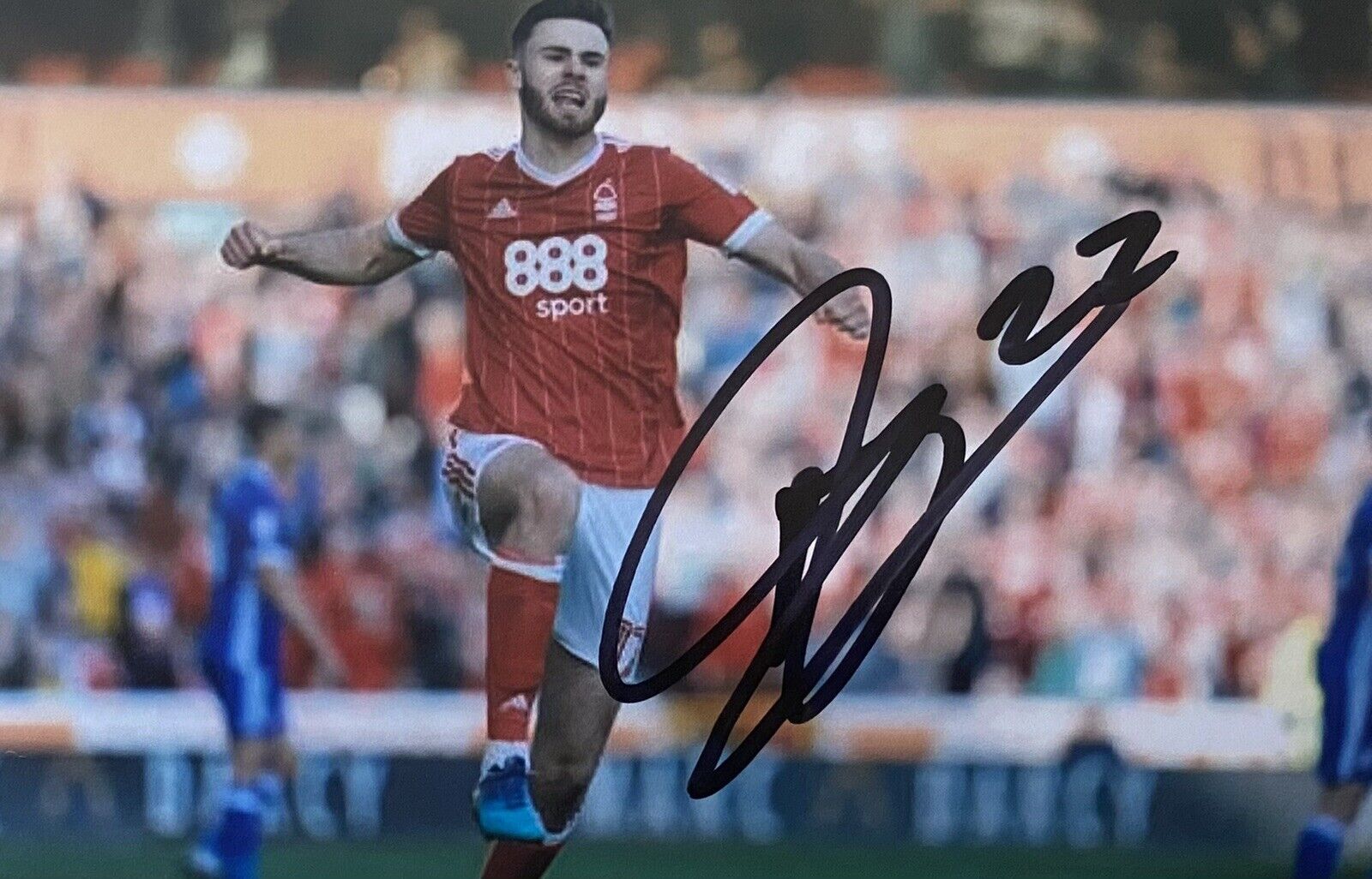 Ben Brereton Diaz Genuine Hand Signed Nottingham Forrest 6X4 Photo Poster painting 2