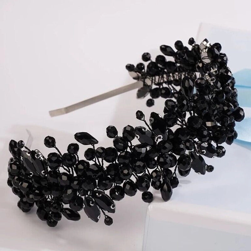 Women's Elegant Streetwear Geometric Crystal Hair Band