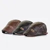 B&eacute;ret en cuir tendance pour homme