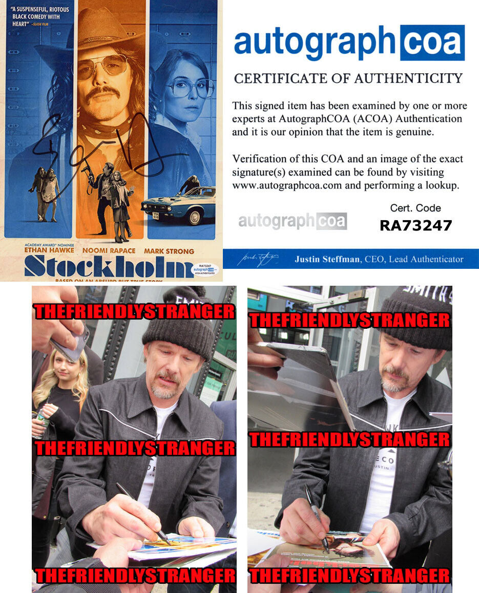 ETHAN HAWKE signed Autographed STOCKHOLM