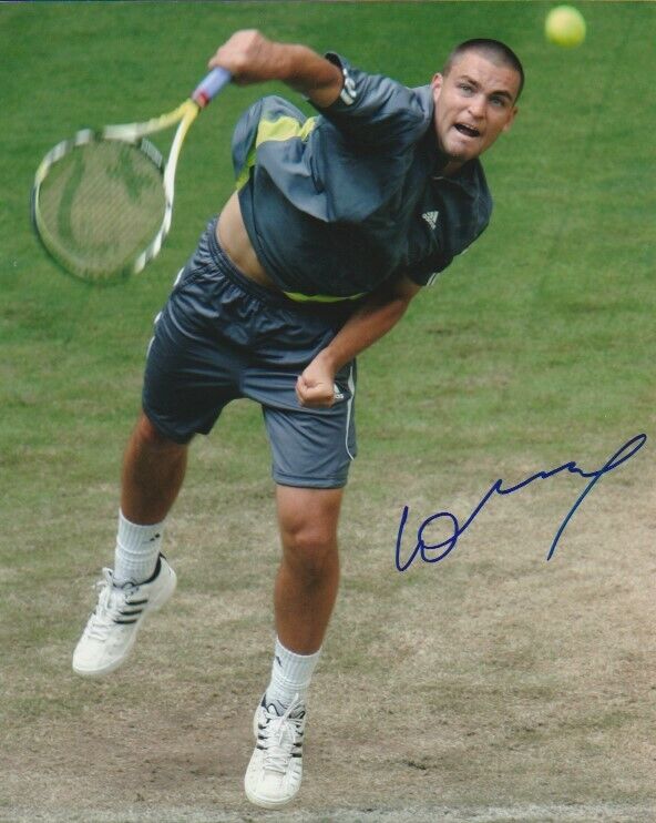 MIKHAIL YOUZHNY SIGNED ATP TENNIS 8x10 Photo Poster painting! Autograph