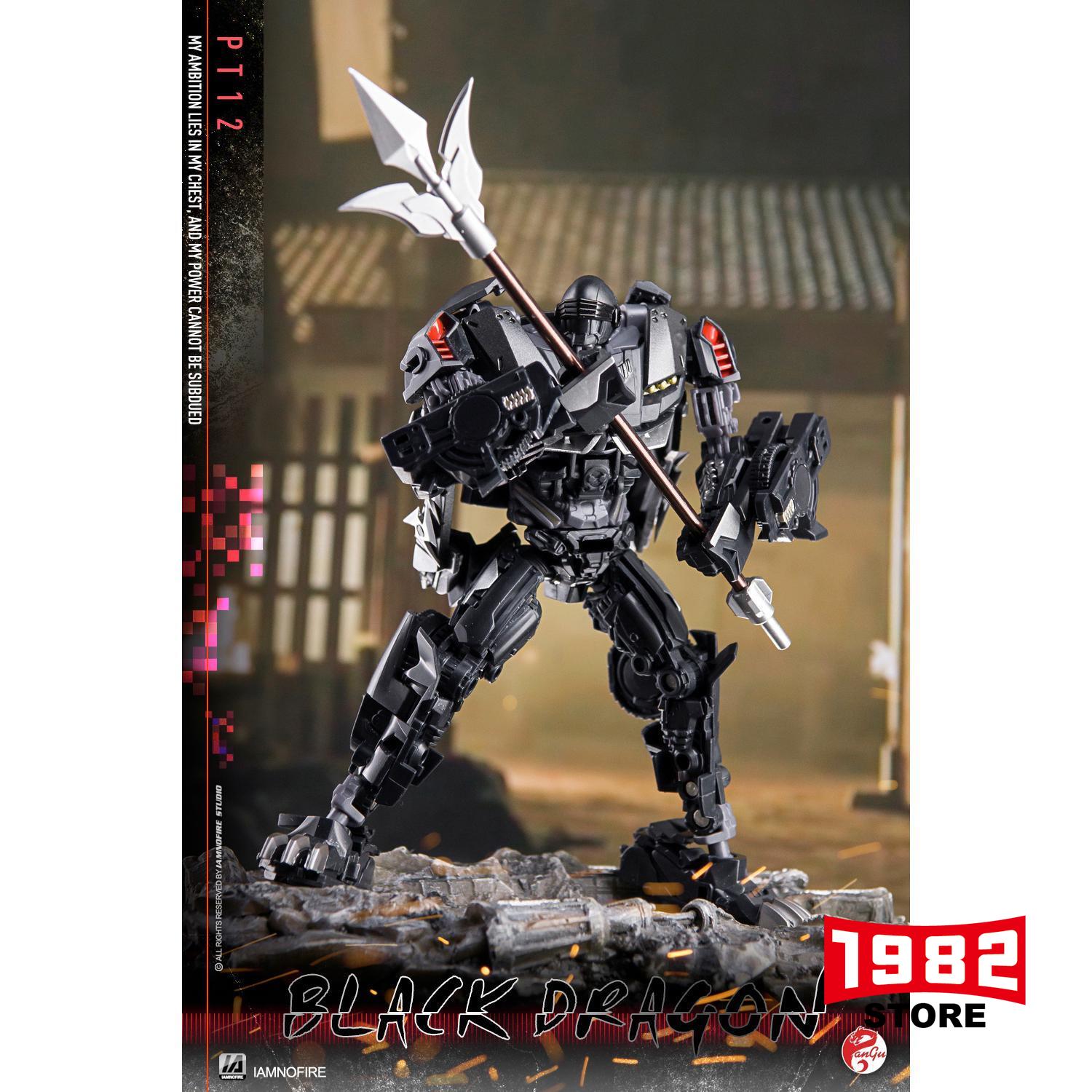 PANGUTOYS PT12 BLACK DRAGON SUANLI Transformers Mecha Model Action Figure Gift