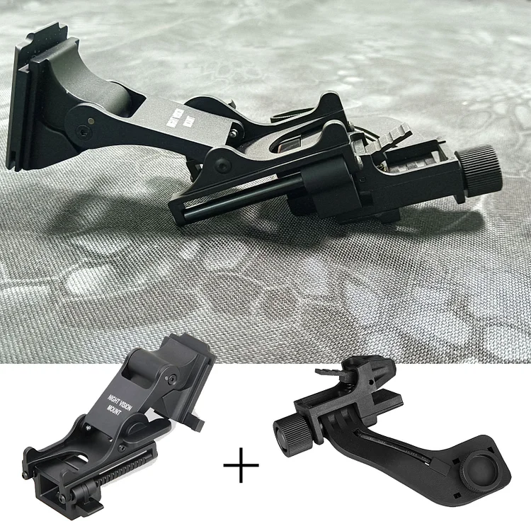 Metal NVG Rhino Arm Helmet Adapter +J-Arm Headset Adapter for PVS-14 