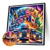 Flag Truck - Full Round Drill Diamond Painting