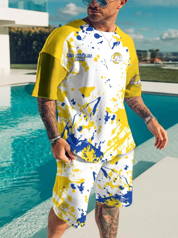 Los Angeles Rams Limited Edition Top And Shorts Two-Piece Suits