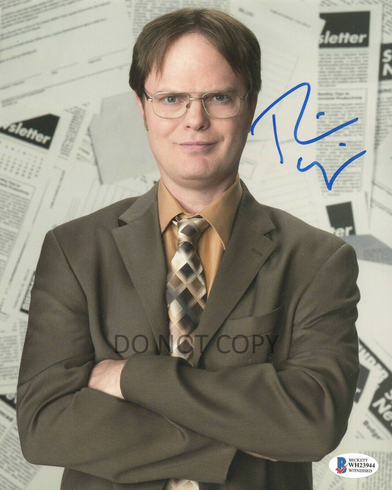 Rainn Wilson The Office Autographed Signed Dwight Schrute 8X10 Photo Poster painting REPRINT