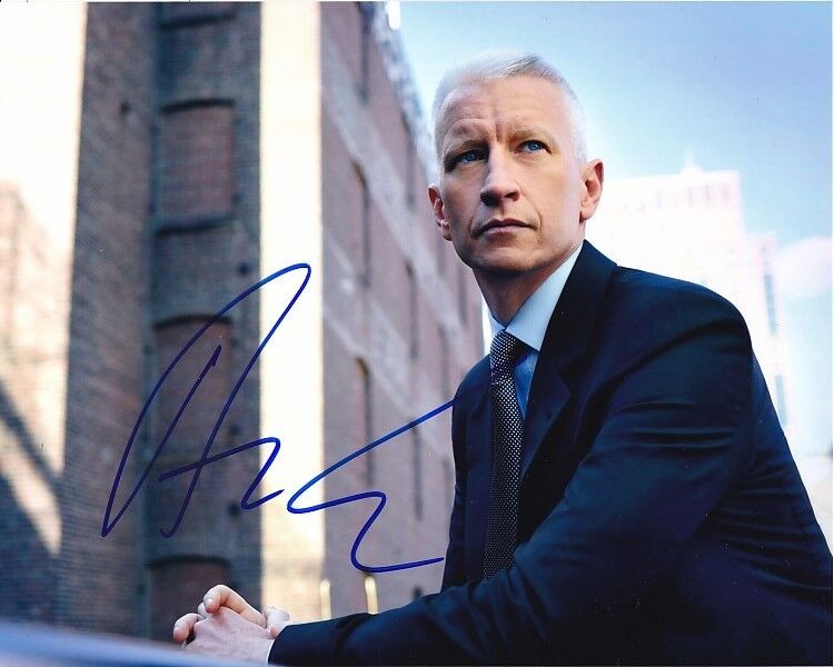 ANDERSON COOPER signed autographed 8x10 Photo Poster painting