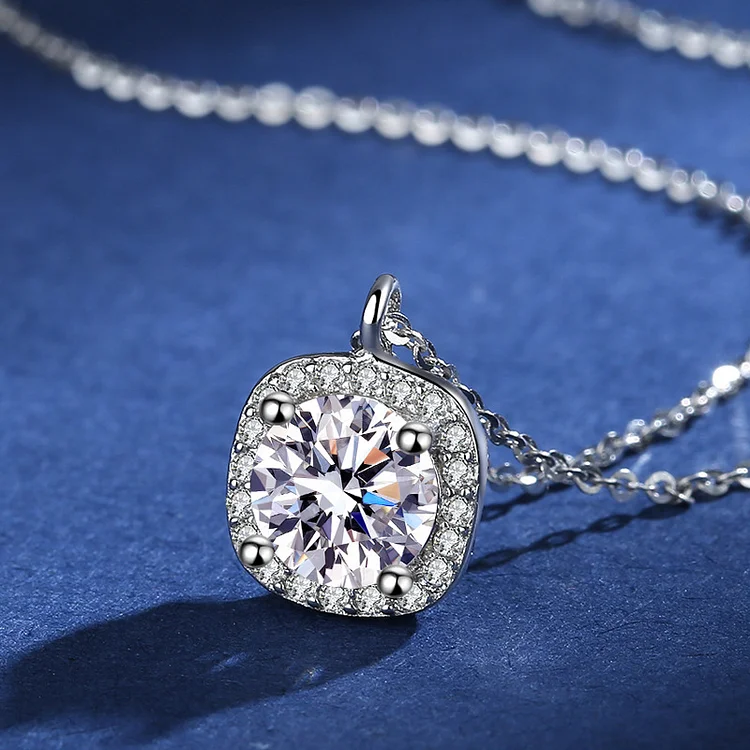 Love Moissanite Diamond Necklace