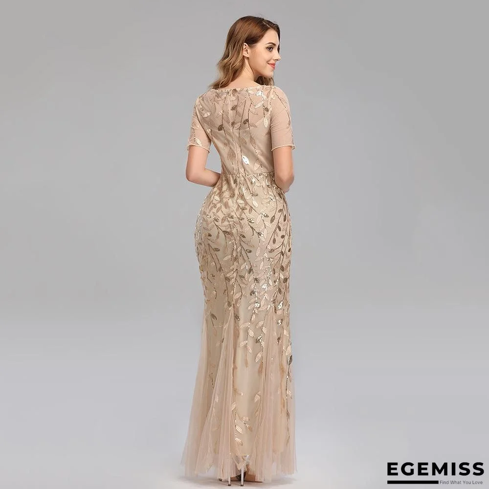 Banquet Host Evening Dress Fishtail Dress Woman Black Dresses | EGEMISS